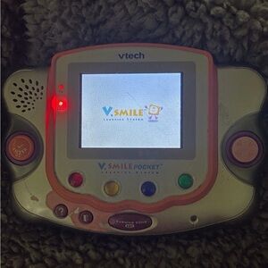 V.Smile Pocket Handheld Learning Console - Pink and Gray